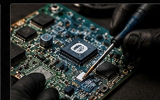 Electronics repair work
